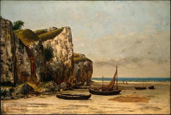 Gustave Courbet Plage de Normandie China oil painting art